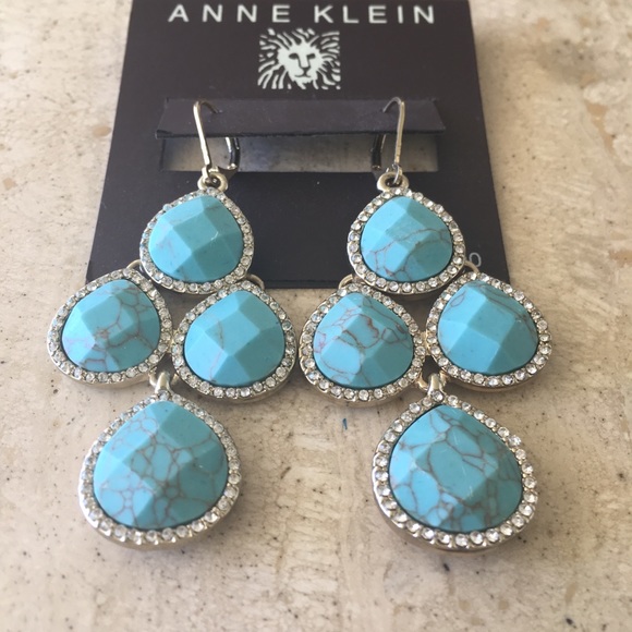 Anne Klein dangle earrings - Picture 2 of 4